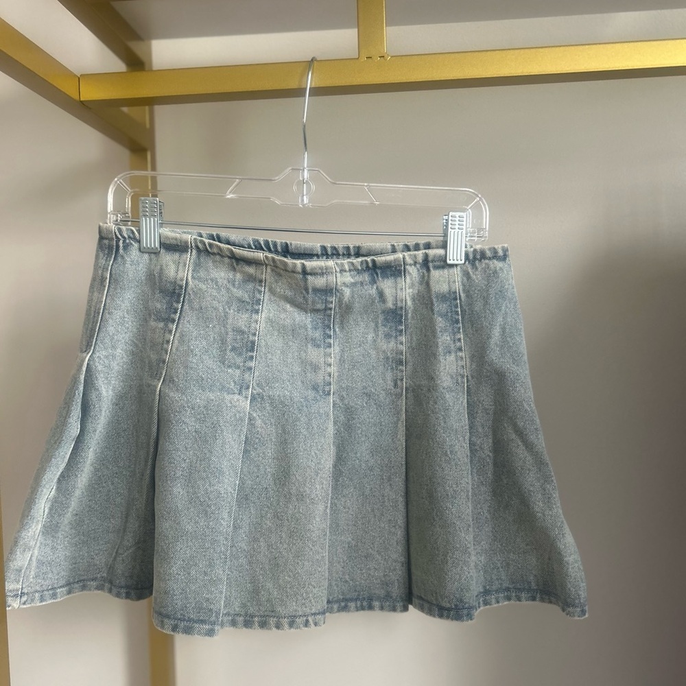 Denim Mini Skirt